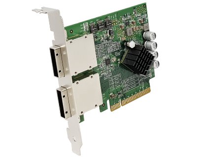 DEP4X-PCIE8XG301|Dual External PCIe (iPass x4 38pin compatible) to PCIe x8 Gen 3 Switch Host Card